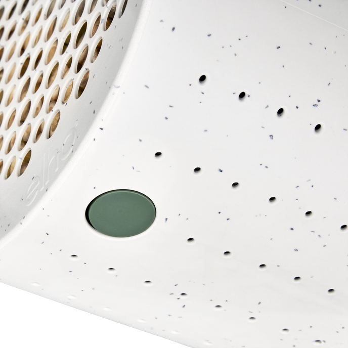 essential hôtel à abeilles 18cm gris fibreux